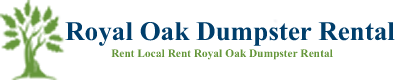 Royal Oak Dumpster Rental Logo